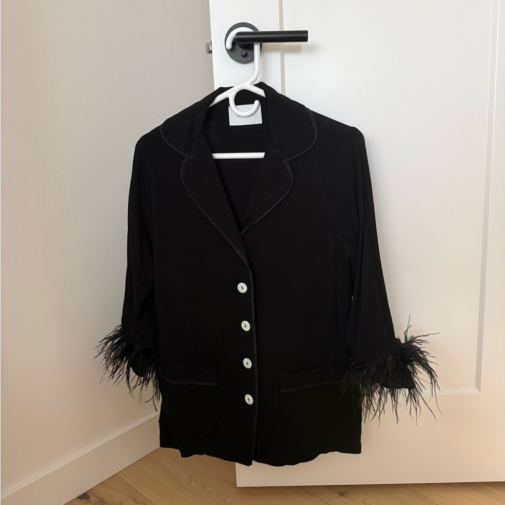 Sleeper feather pajama top